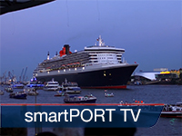 smartPORT TV: An anniversary celebration in Hamburg - The Queen Mary 2 visits in the tenth year