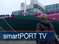 smartPORT TV: CSCL Globe, the biggest Container Ship worldwide in Hamburg